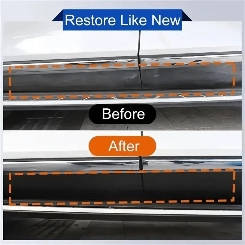 NEW Car Bumper Repair Paste - Restores Artificial Leather with Plastic, Enhances Black Effect, Car Polishing with Refurb Coating