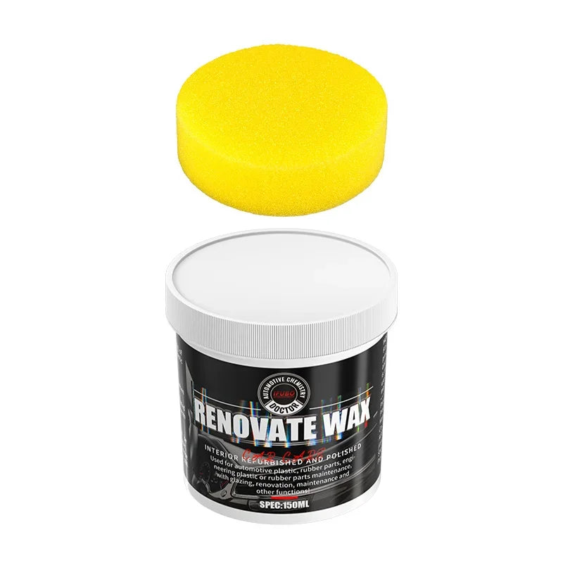 NEW Car Bumper Repair Paste - Restores Artificial Leather with Plastic, Enhances Black Effect, Car Polishing with Refurb Coating