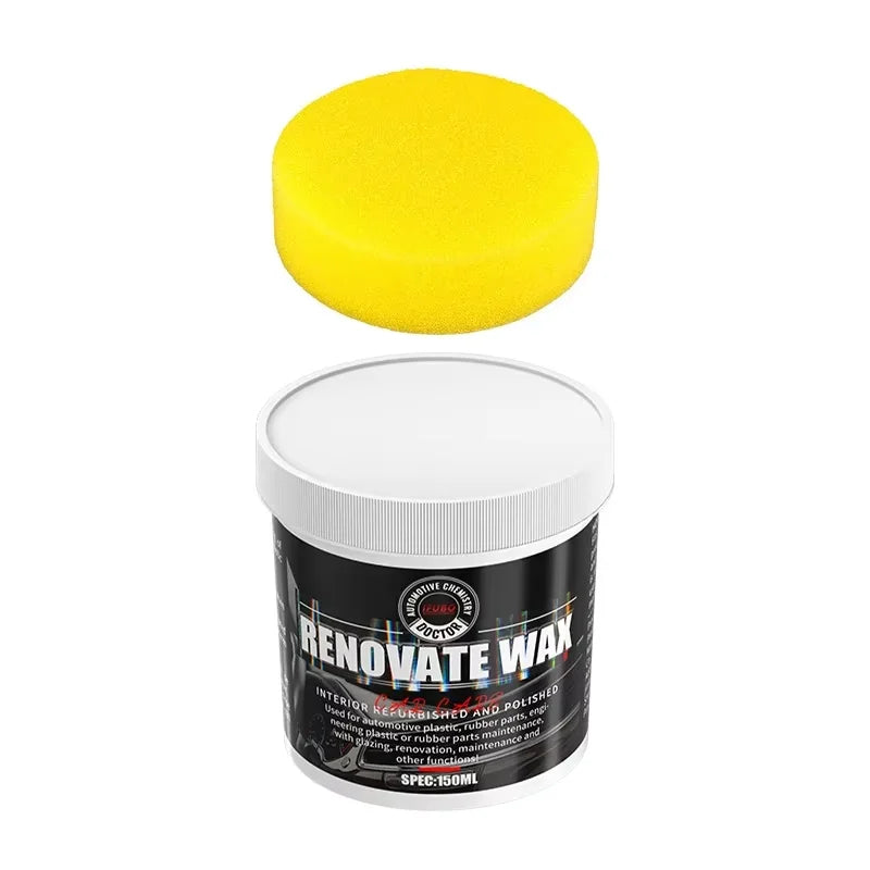 NEW Car Bumper Repair Paste - Restores Artificial Leather with Plastic, Enhances Black Effect, Car Polishing with Refurb Coating