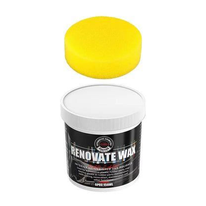 NEW Car Bumper Repair Paste - Restores Artificial Leather with Plastic, Enhances Black Effect, Car Polishing with Refurb Coating