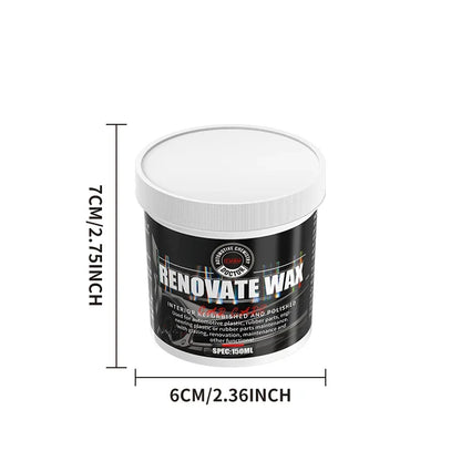 NEW Car Bumper Repair Paste - Restores Artificial Leather with Plastic, Enhances Black Effect, Car Polishing with Refurb Coating