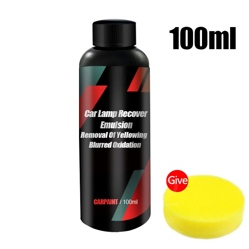 Car Headlight Restoration Kit Car Accessories Headlight Repair Polish Kit Headlamp Anti-Scratch Detailing Cleaning Maintenance