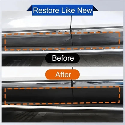 NEW Car Bumper Repair Paste - Restores Artificial Leather with Plastic, Enhances Black Effect, Car Polishing with Refurb Coating