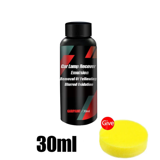 Car Headlight Restoration Kit Car Accessories Headlight Repair Polish Kit Headlamp Anti-Scratch Detailing Cleaning Maintenance